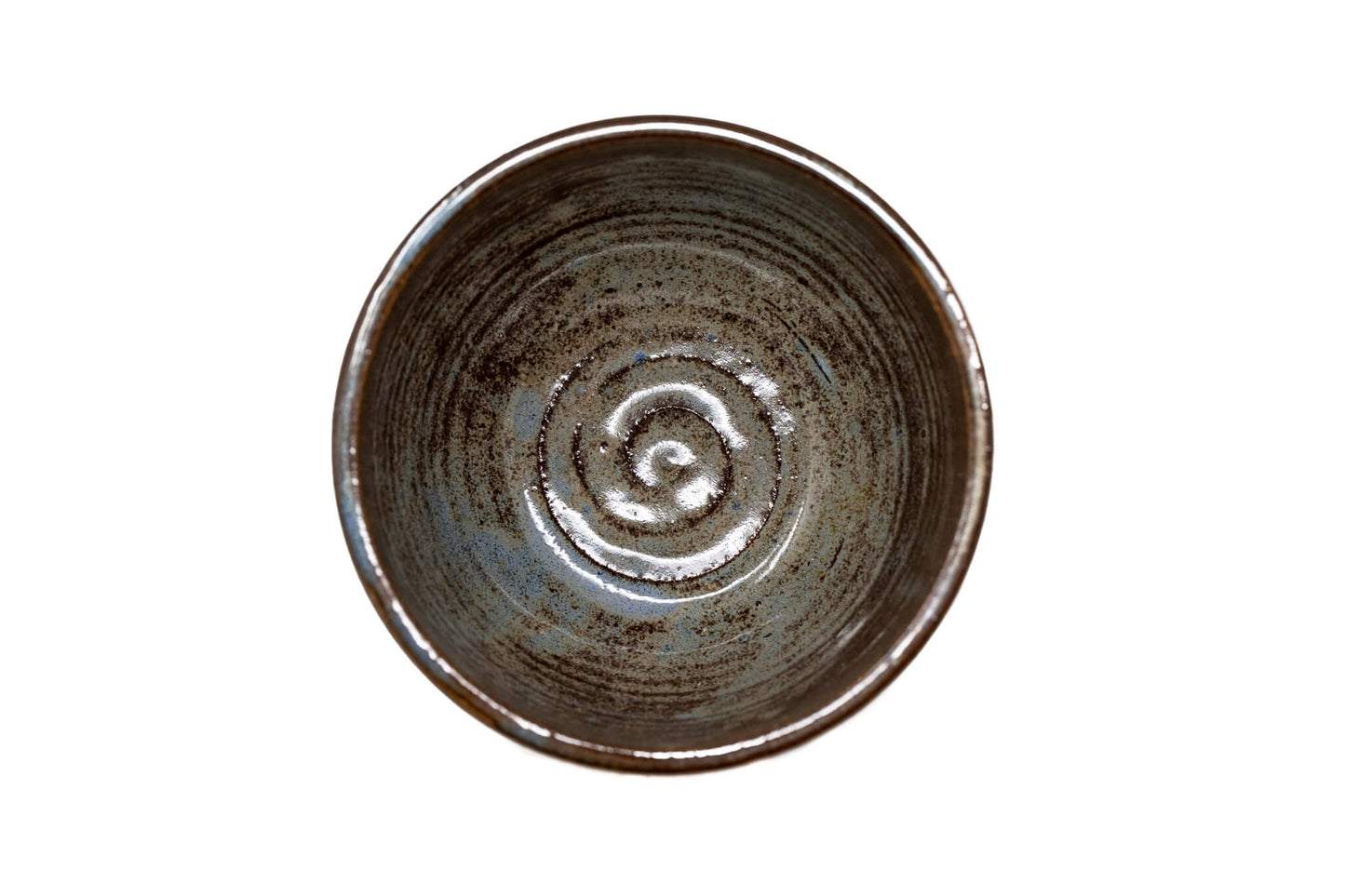 Image shows the inside of this Chawan tea bowl