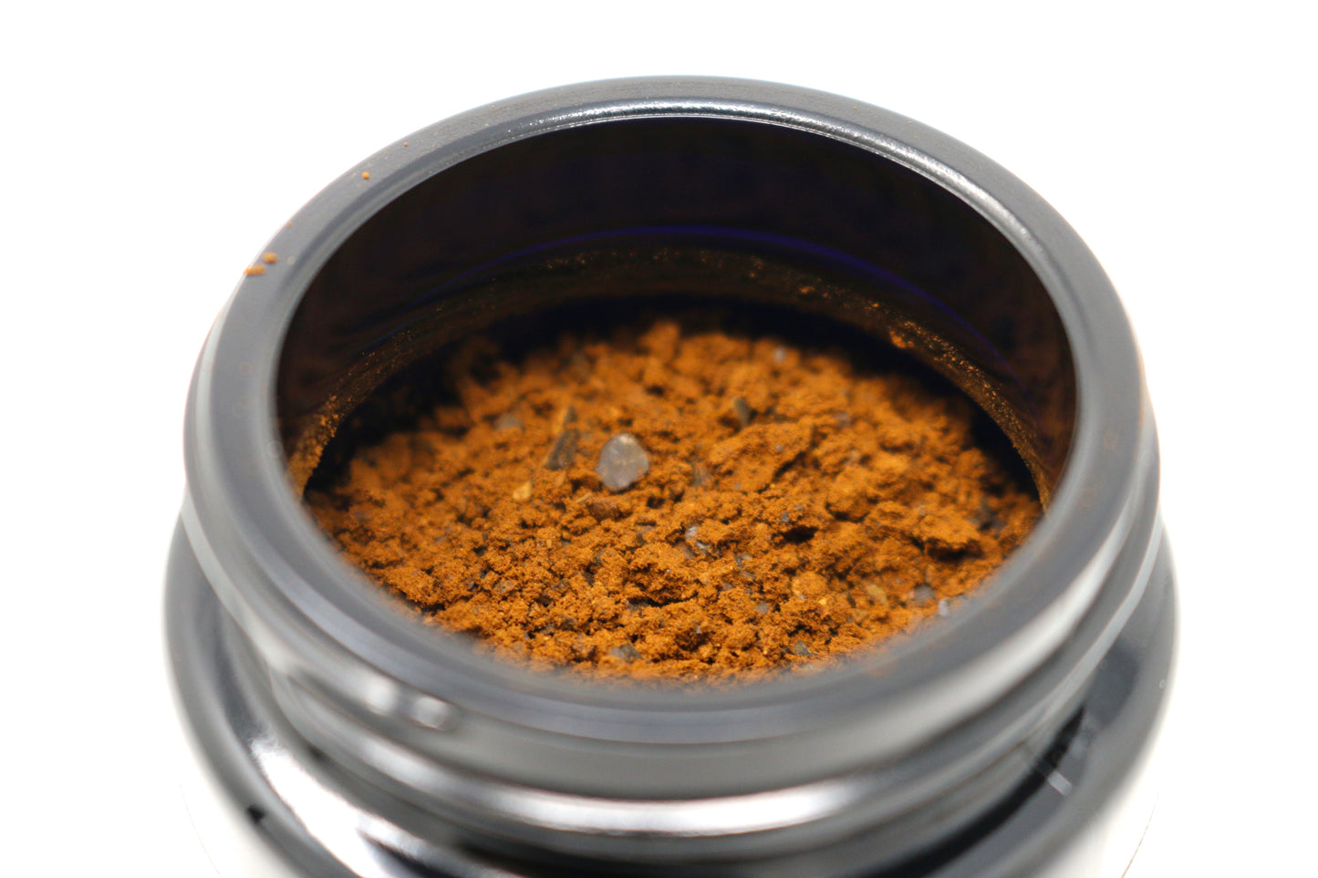 An up close picture of the inside of Shen Blossom's Cophīe jar
