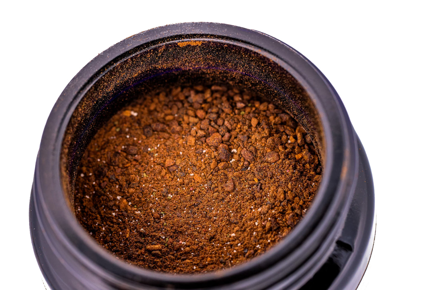 Up close look inside of Cophīe bottle.