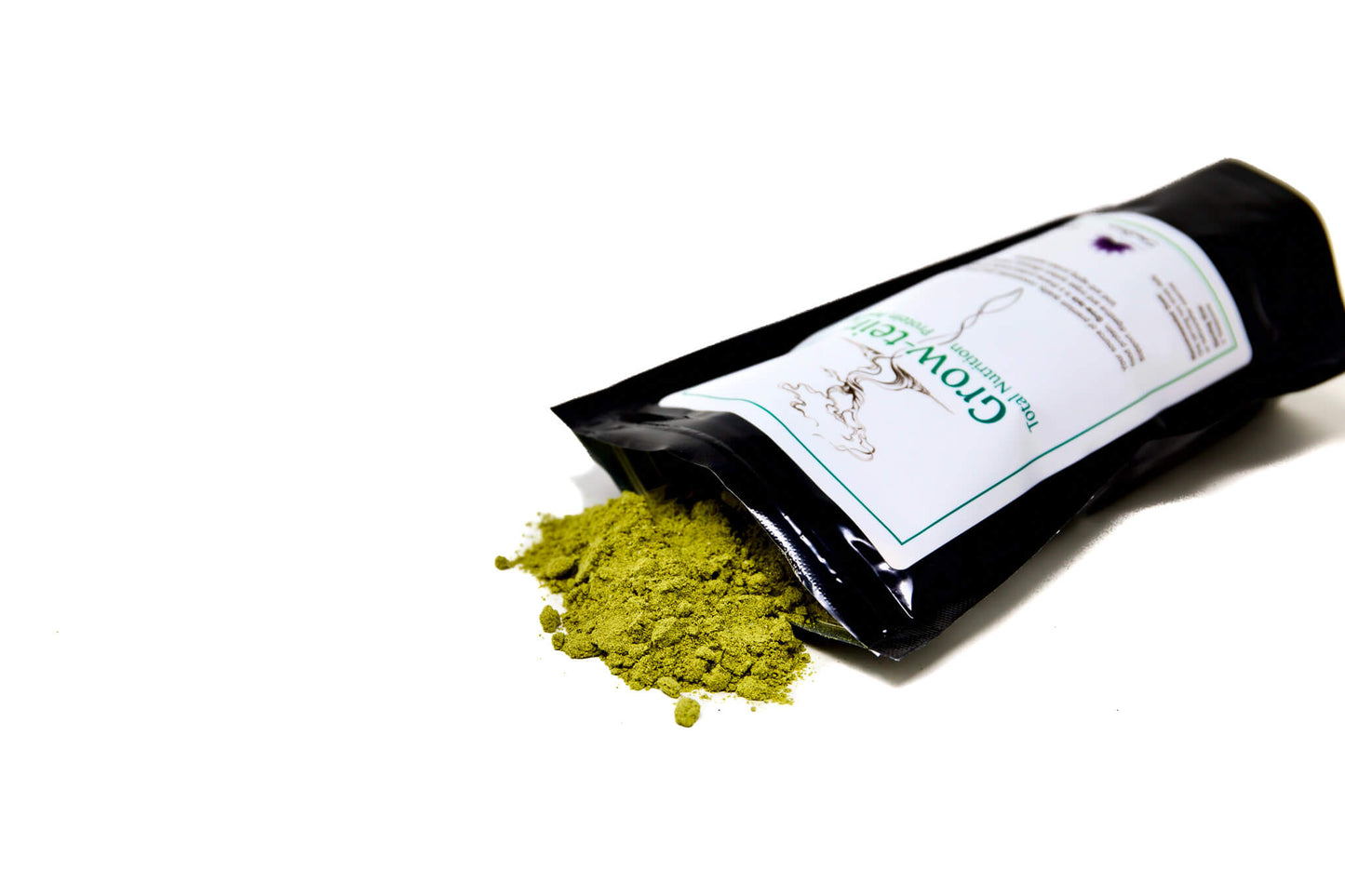 Grow-tein powder and bag