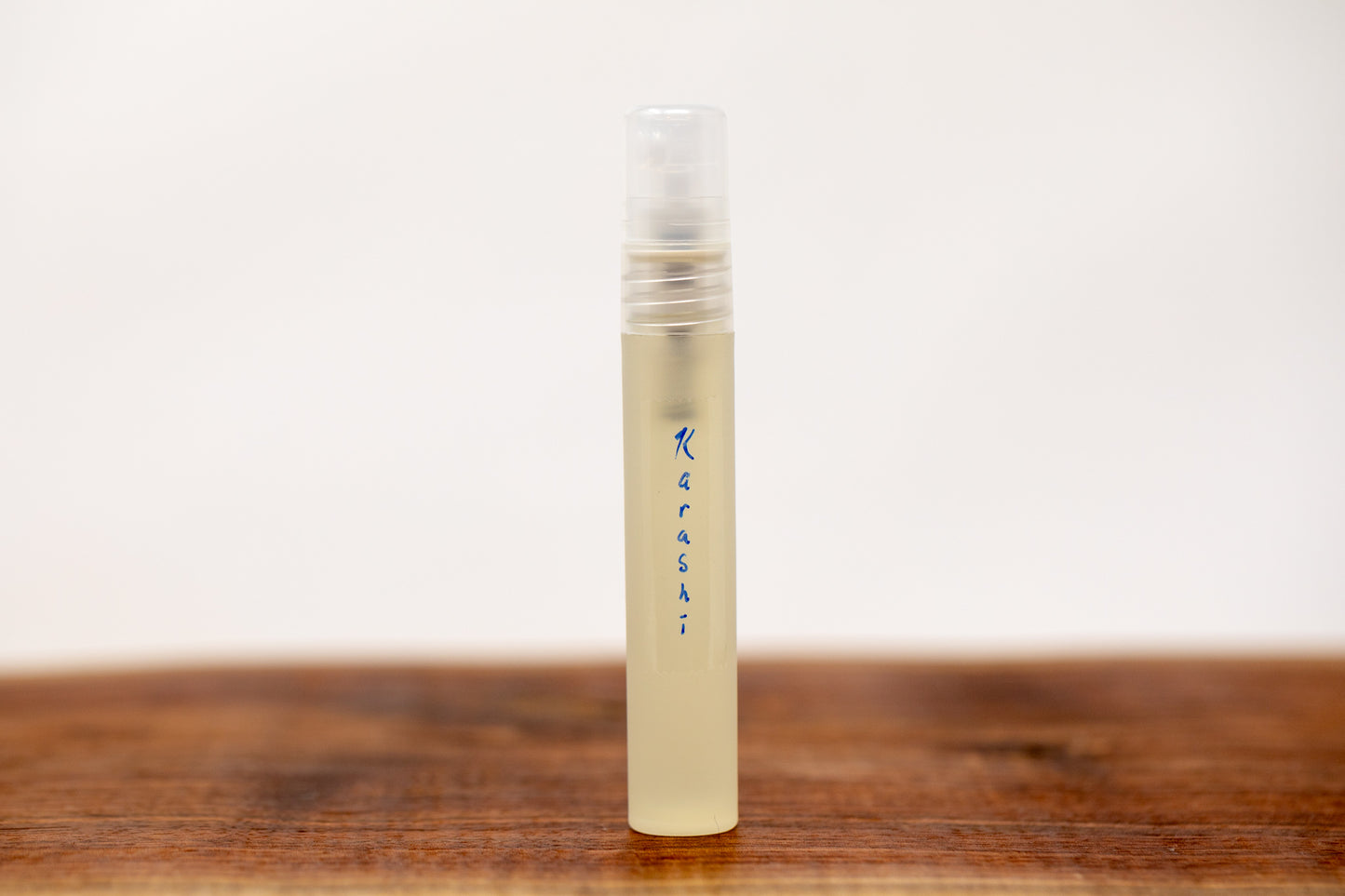 Shen Blossom's Karashi skin care sits on the counter