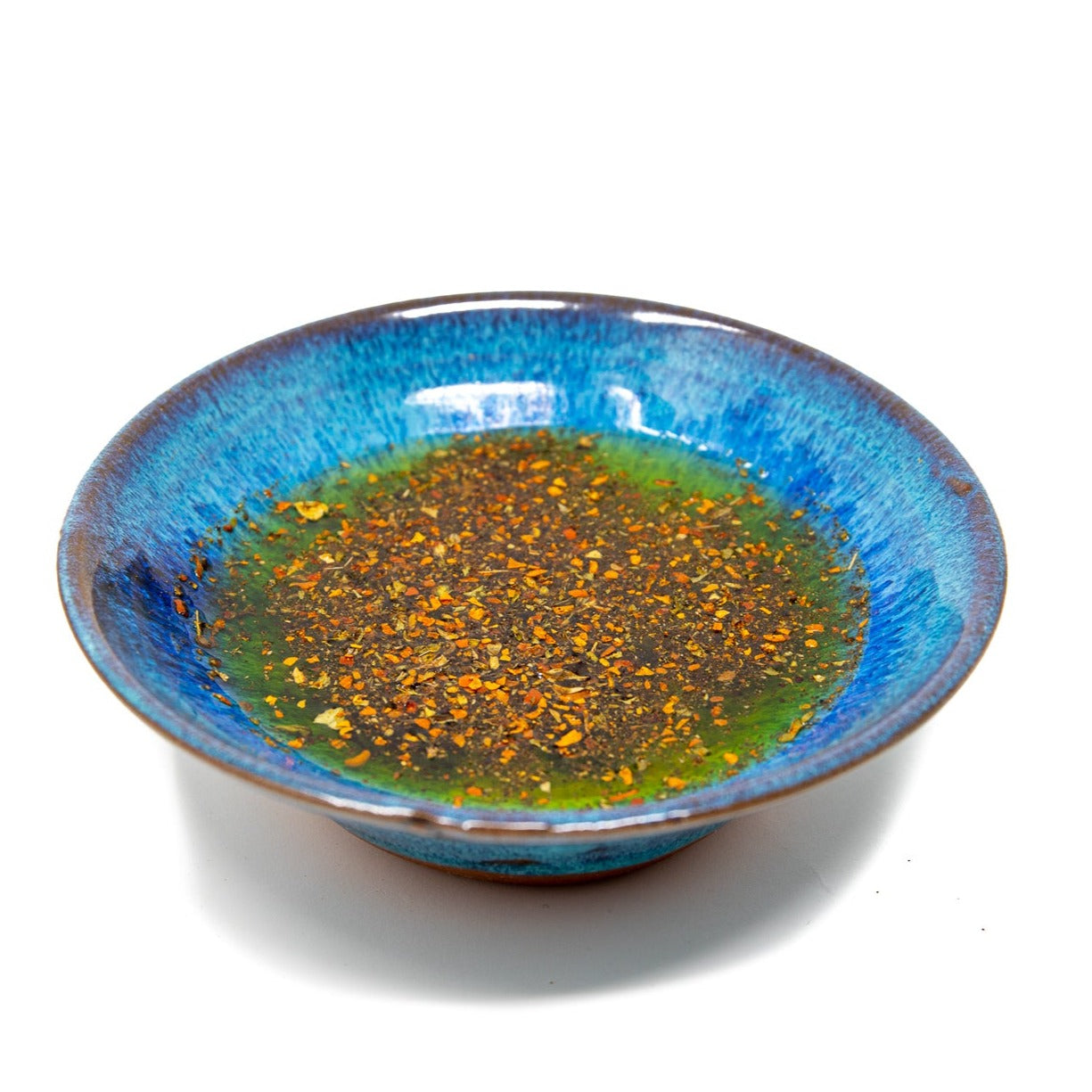 Olive oil in bowl with Mediterranean Spice