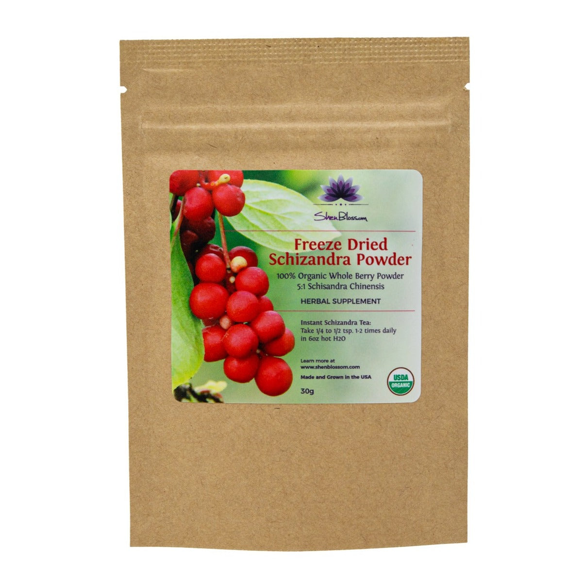 Bag of Organic Schizandra Powder