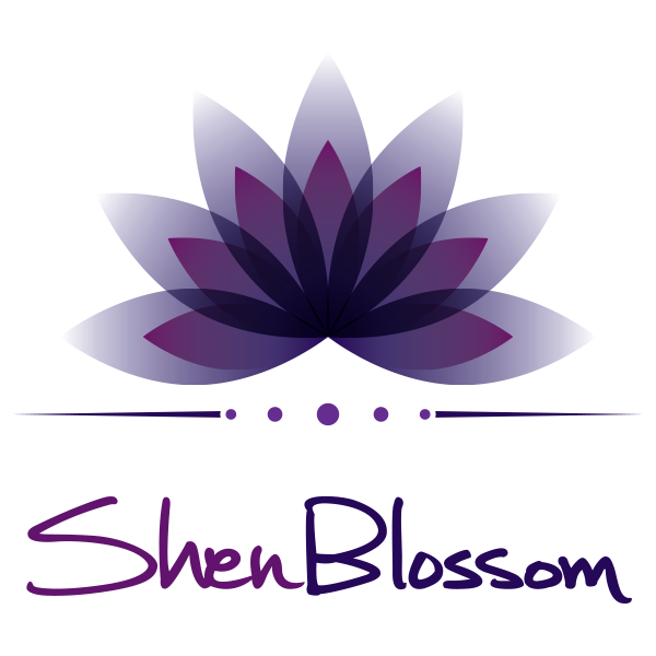 Shen Blossom's purple lotus logo