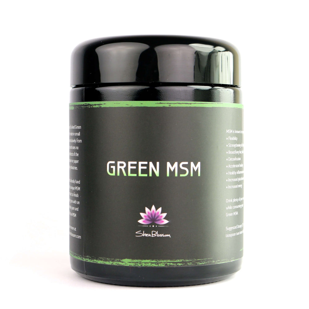 Green MSM Crystals jar