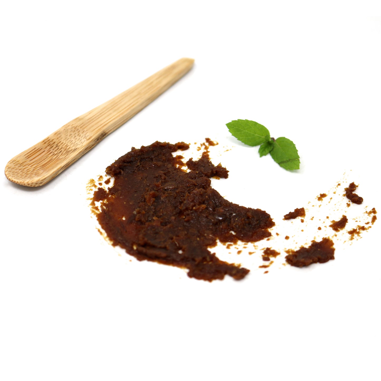 A wooden spoonful and schmear of Shen Blossom's 3 year Miso