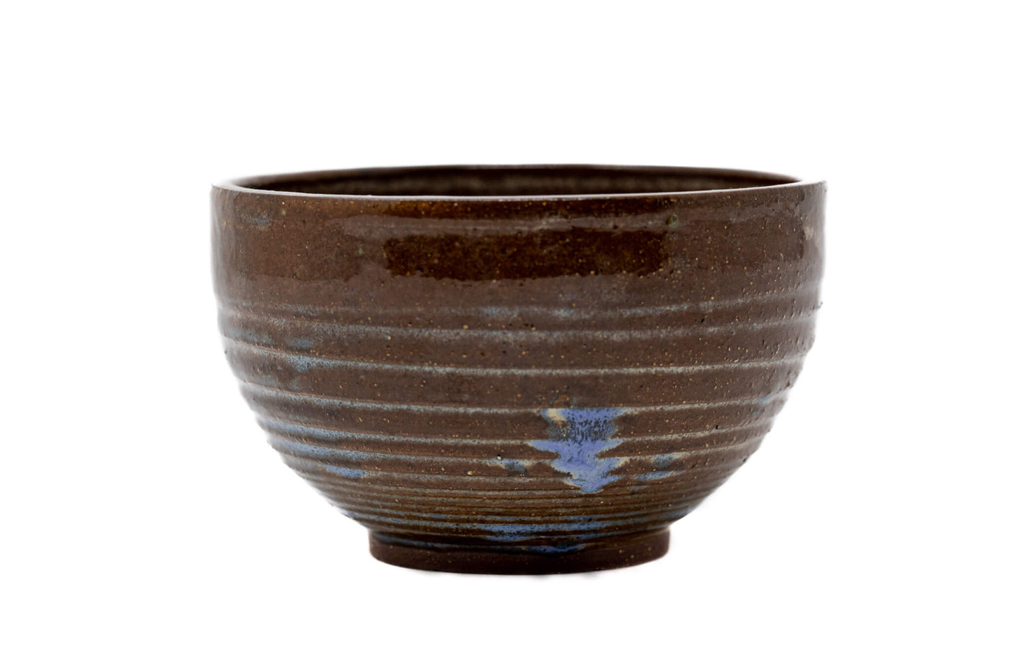 Up close side profile picture of a Chawan tea bowl