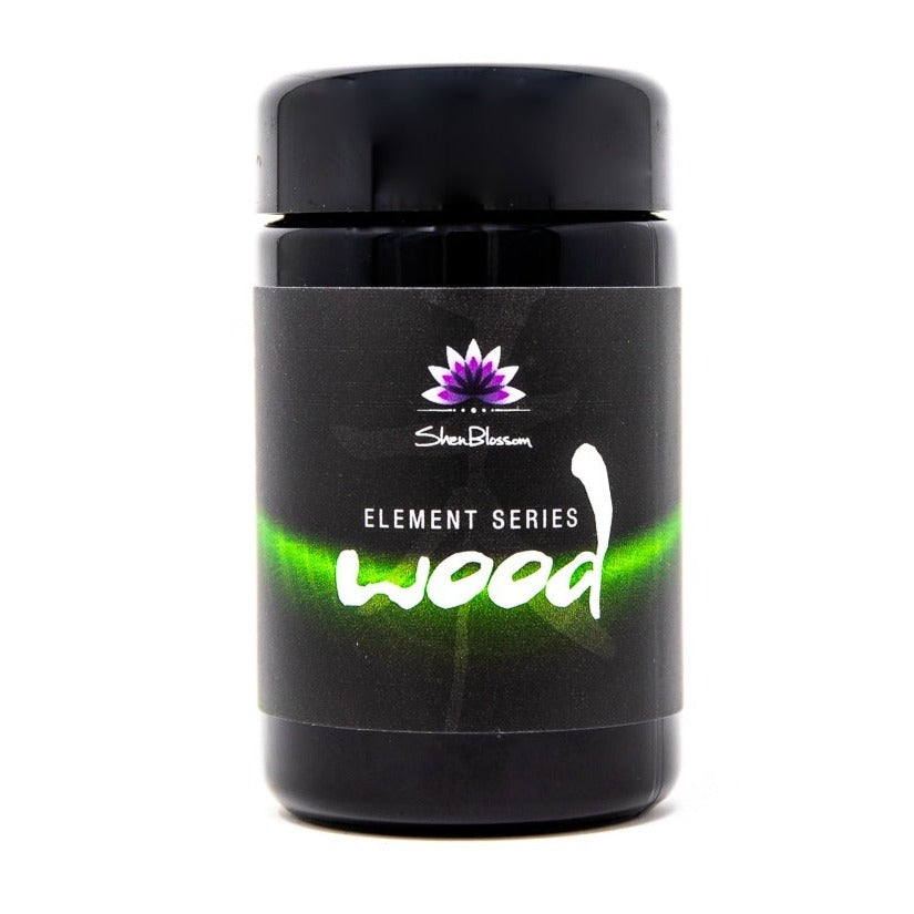 Pictured is a bottle of Shen Blossom's Wood from their Element Series