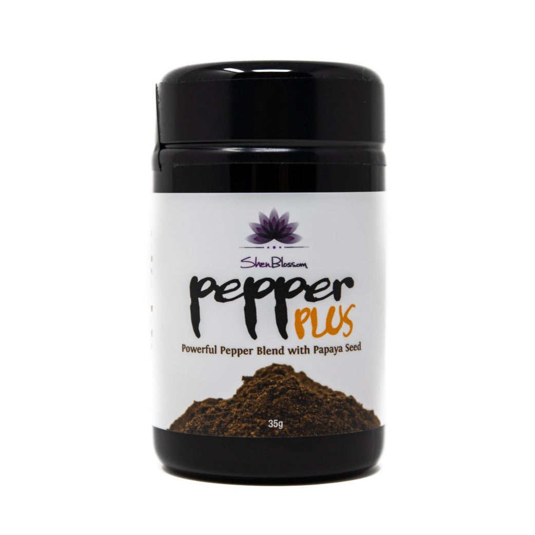 Shen Blossom's Pepper Plus photographed on a white background