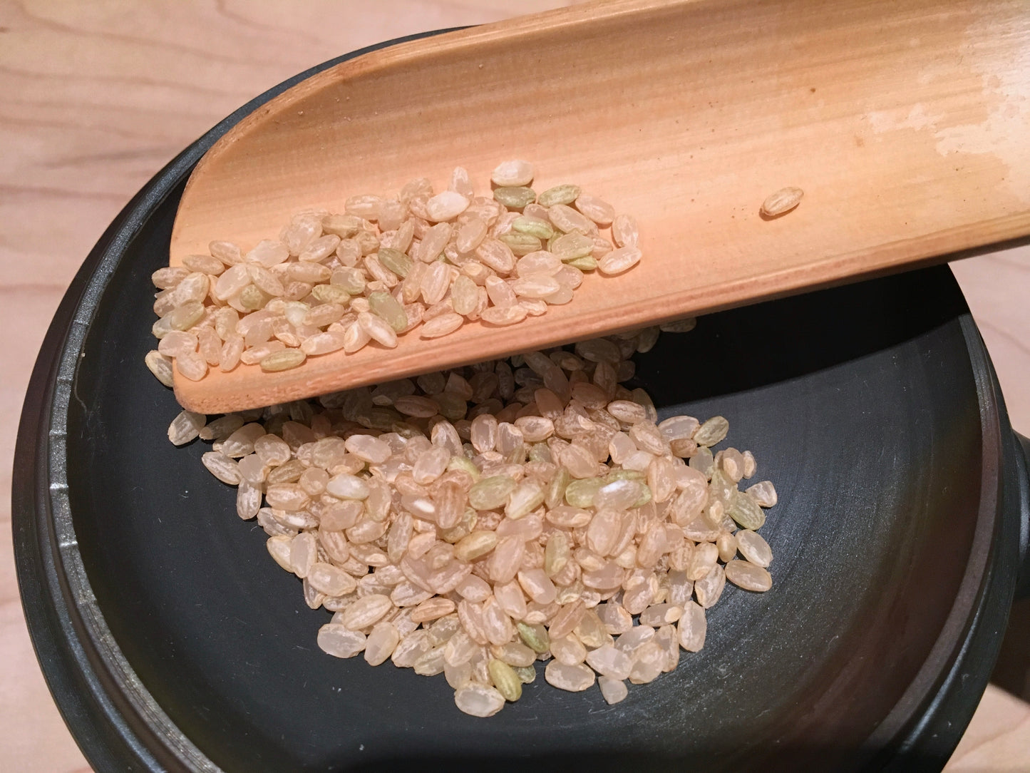 Photo of brown rice grains