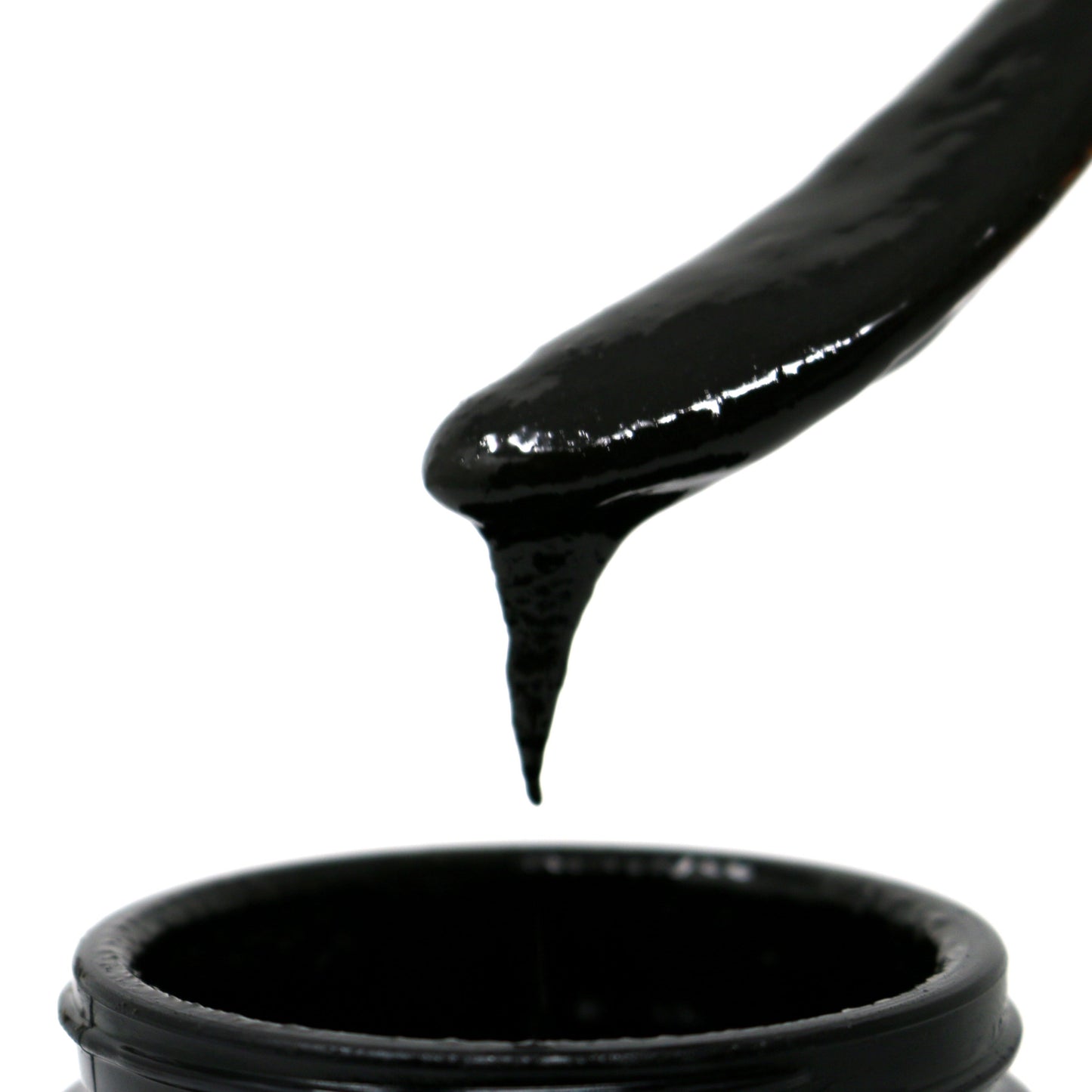 An up close look at the contents of Shen Blossom's Wild Black Gome Seed Butter