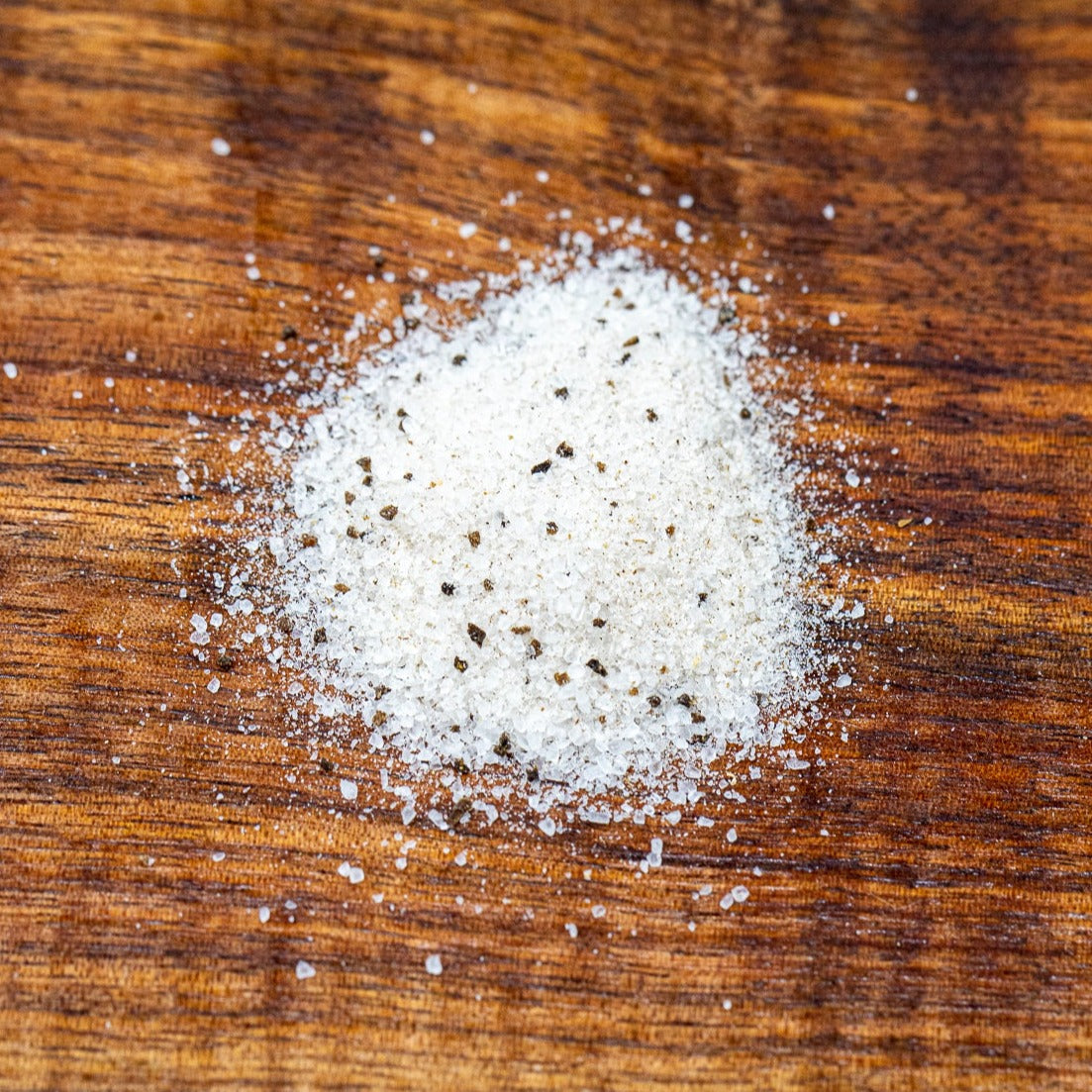 An up close pile of Shen Blossom's Tri-Mushroom Salt