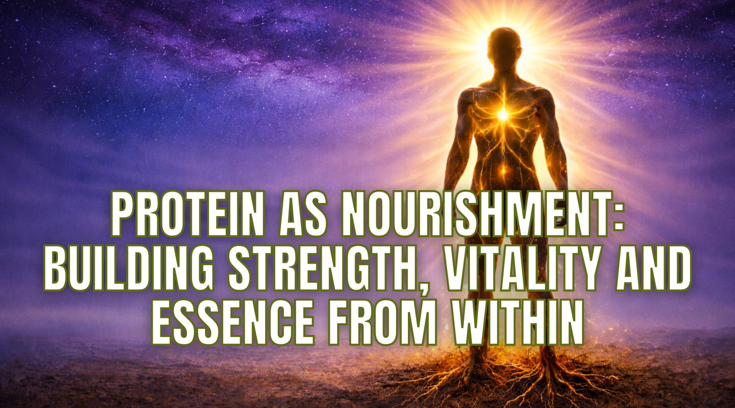 Protein as Nourishment: Building Strength, Vitality, and Essence from Within