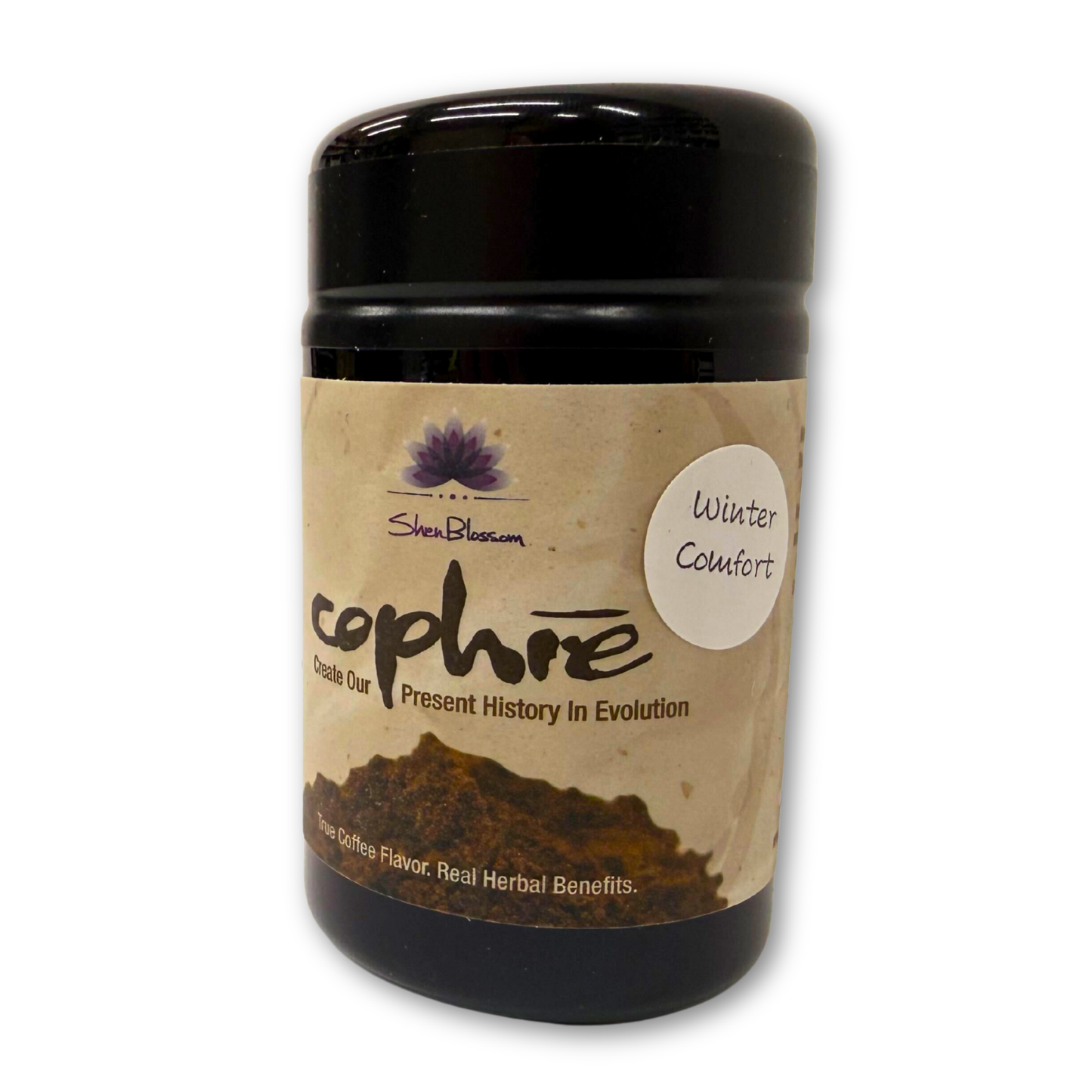 
                  
                    A jar of Shen Blossom's Cophie (Winter Comfort variation) photographed up close
                  
                