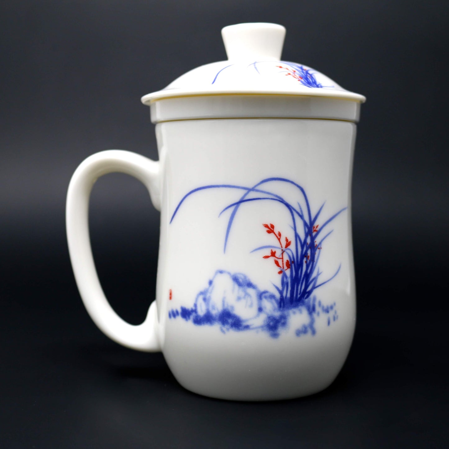 Jade Porcelain Tea Infuser Cup