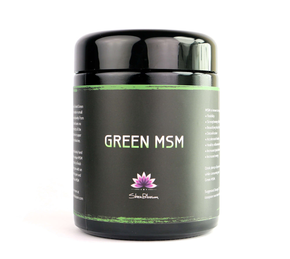 Green MSM Crystals jar