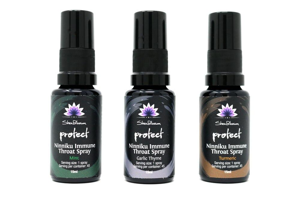Photo of Mint, Garlic Thyme and Turmeric Protect products