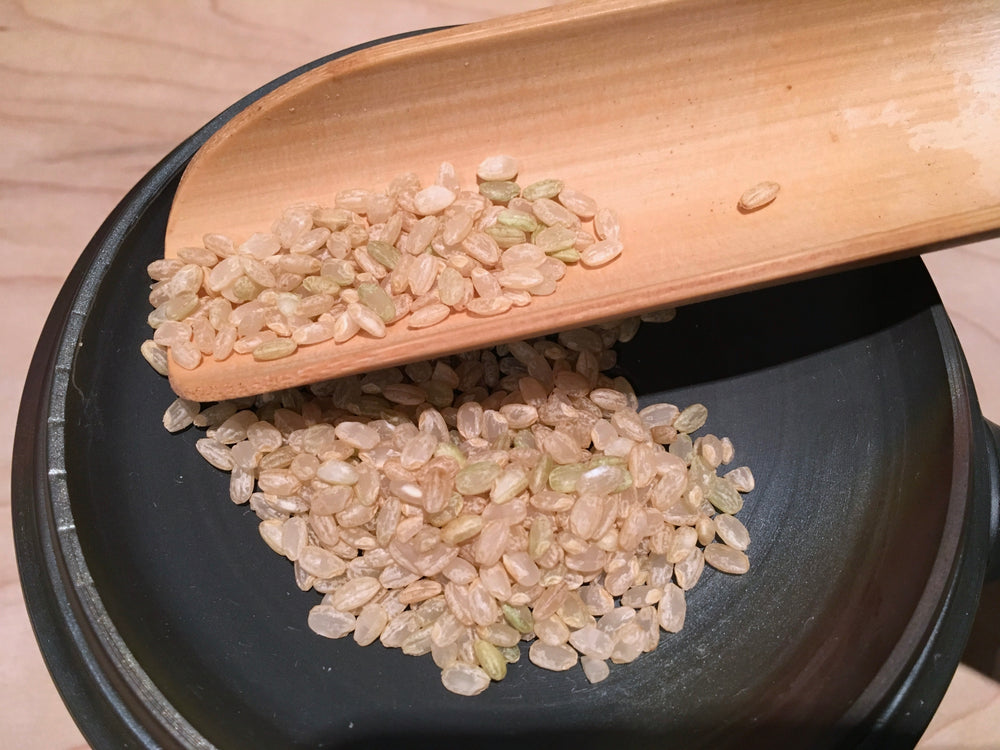 
                  
                    Photo of brown rice grains
                  
                